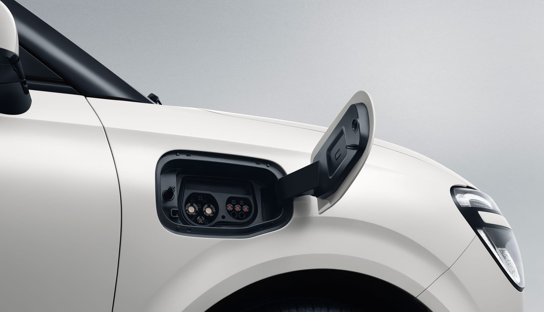 Charging port detail